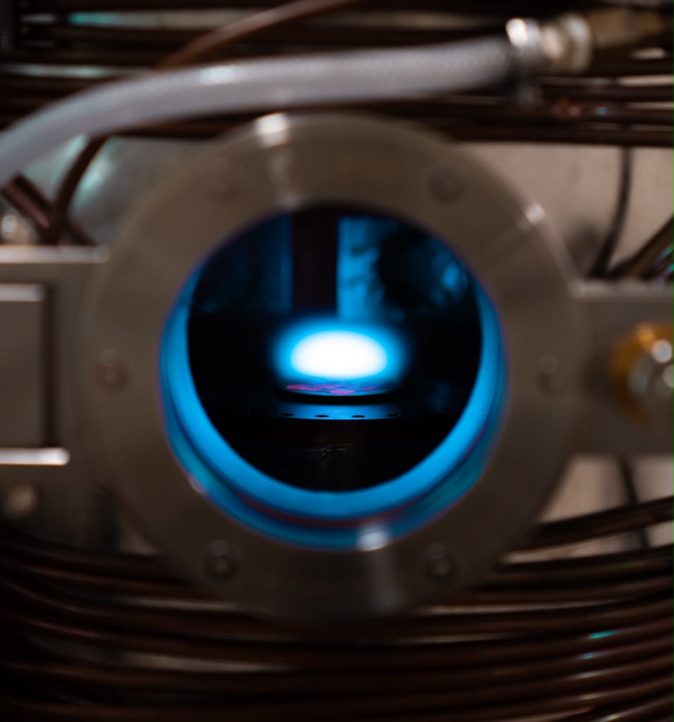 MPCVD microwave plasma chemical vapour deposition diamond reactor Diamonds of Cornwall Cornwall
